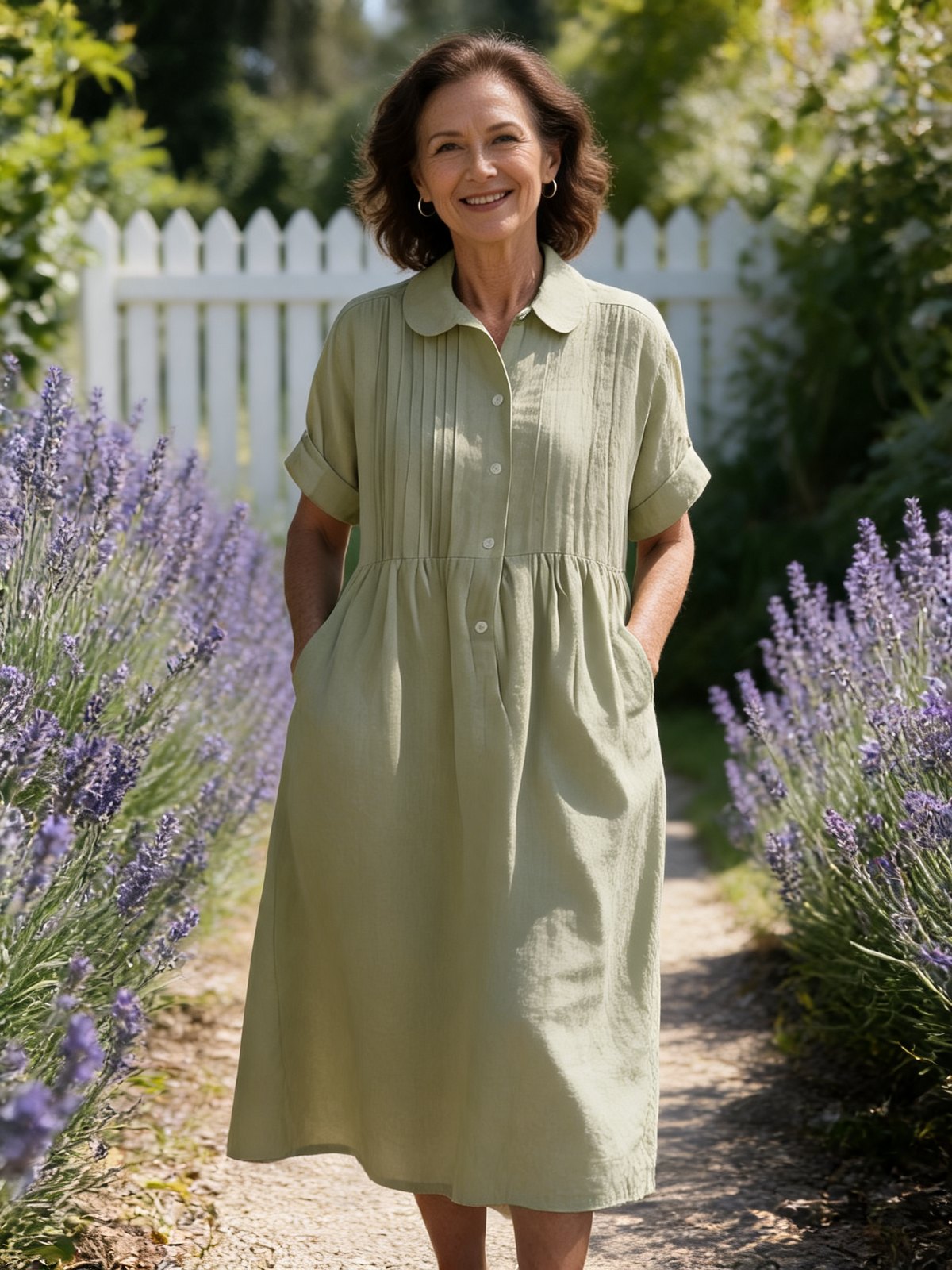 Sage, with both hands in the pockets.
