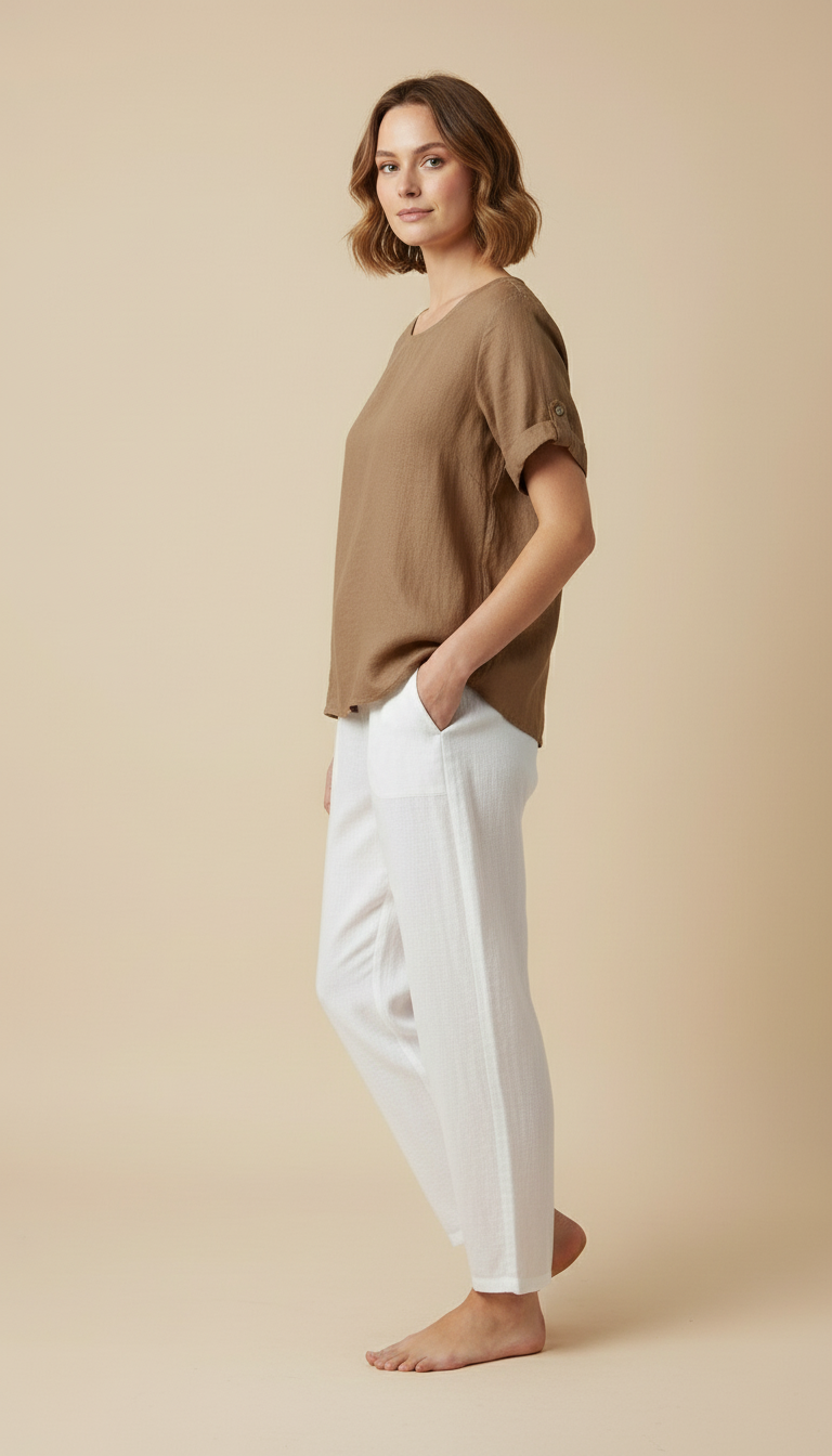 Casia™ - Minimalist Relaxed Blouse