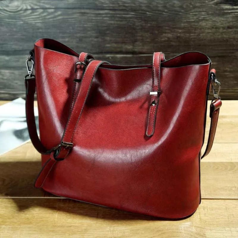 Nicole’s Favoriet | Vintage Schoudertas van Vegan Leer