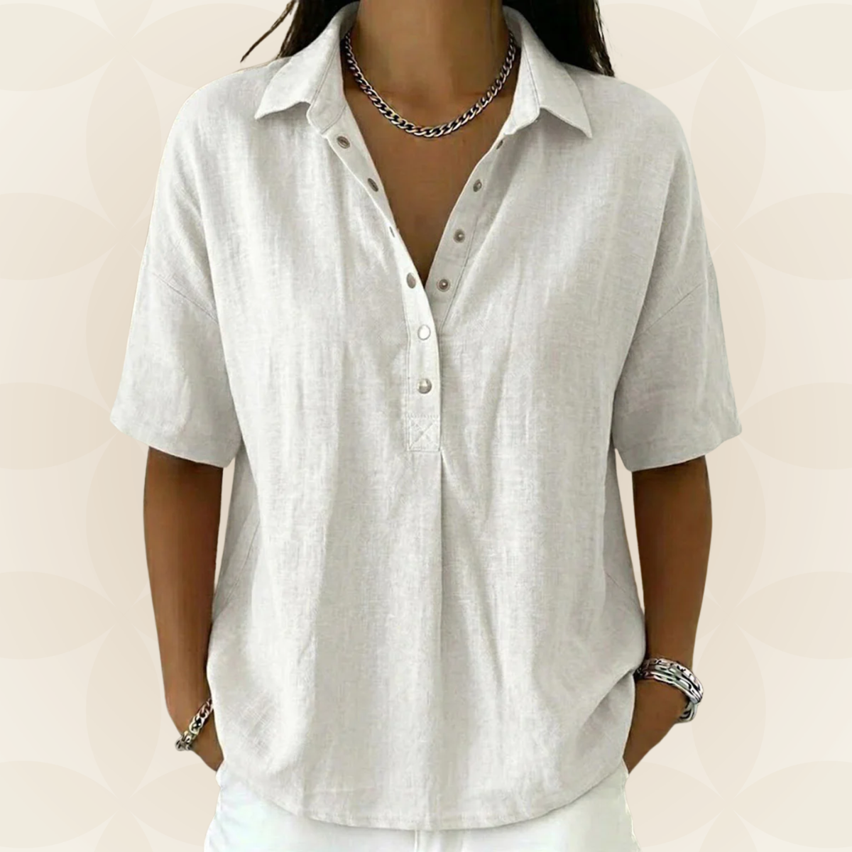 Sonja | Luchtige blouse met knoopsluiting