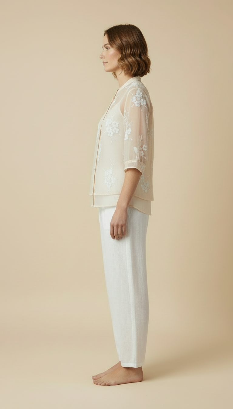 Lily™ - Floral Button-up Blouse