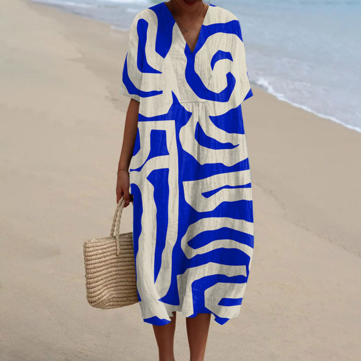 Ailani™ | Abstract Relaxed-Fit Summer Dress