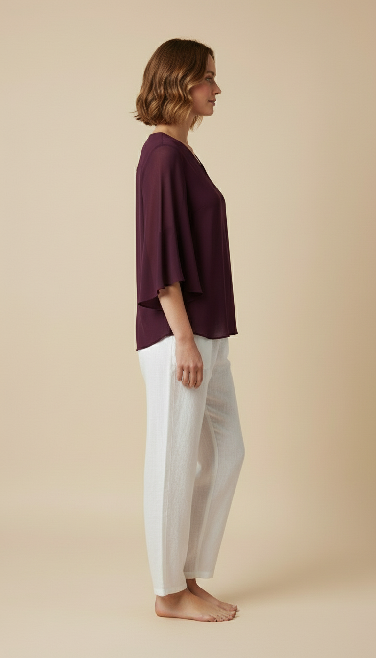 Celeste™ - Chic Layered Blouse