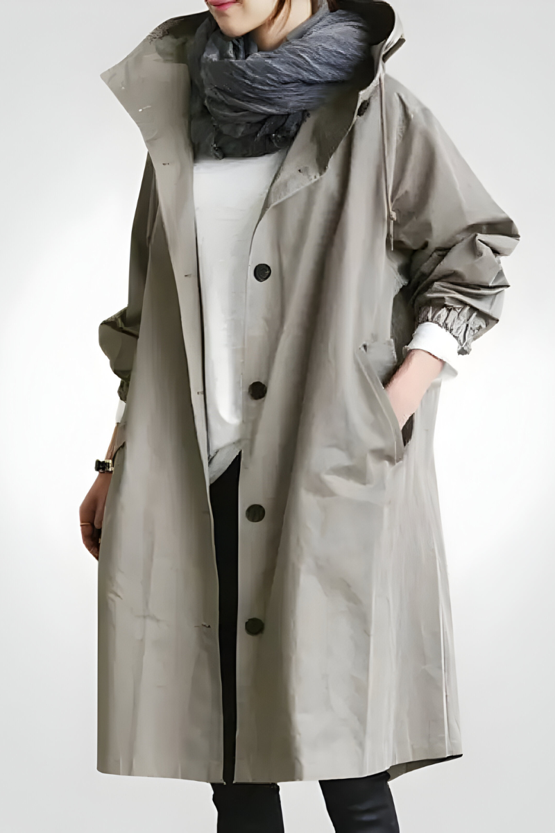 Léa™ | Elegante Herfst Wind- en Regenjas
