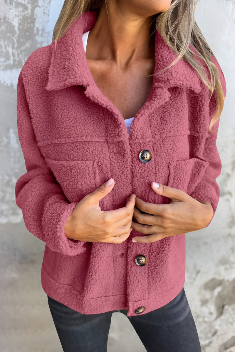 Rina™ | Warme casual teddy jas