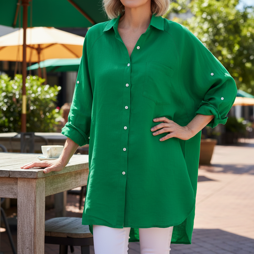 Wena™ Oversized Linen Shirt
