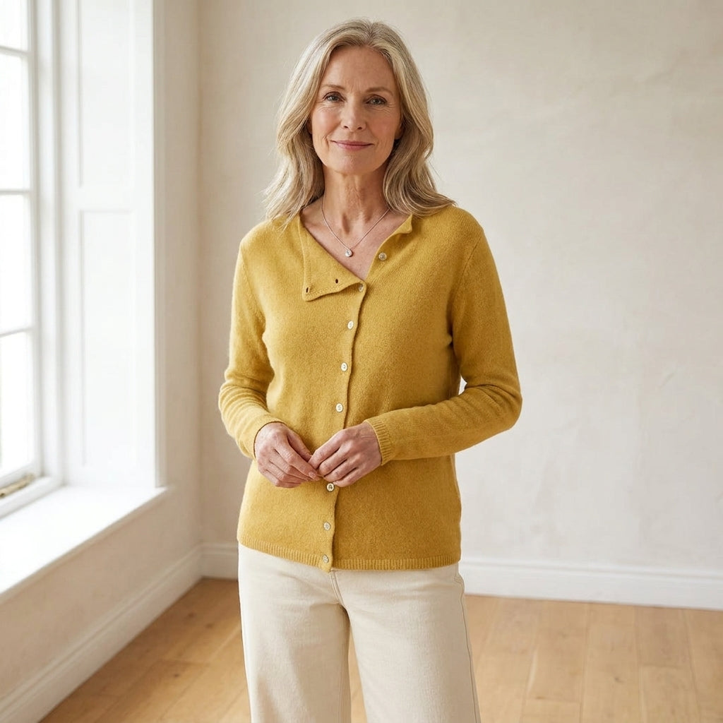Rosa™ | Zacht vest met knoopsluiting