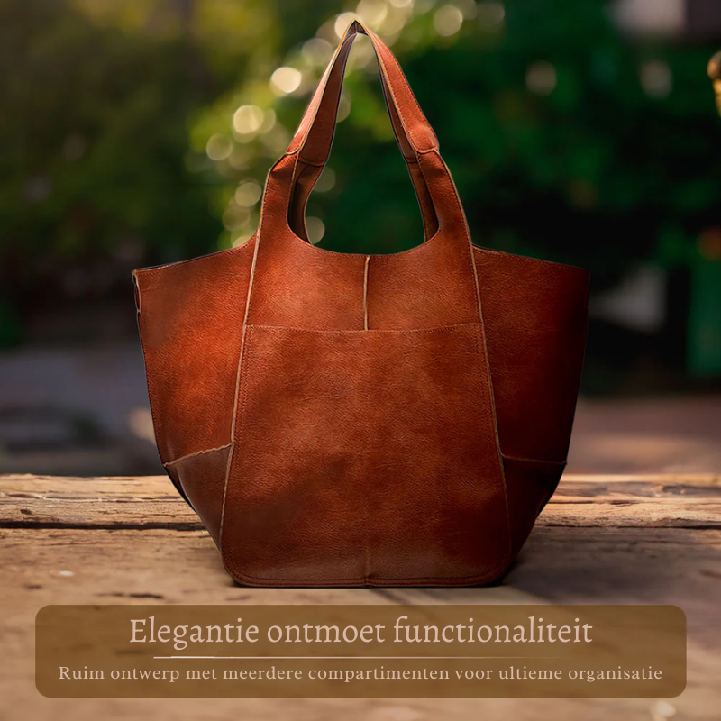 Laura’s Tijdloze Uitstraling | Vintage Tas van Vegan Leer