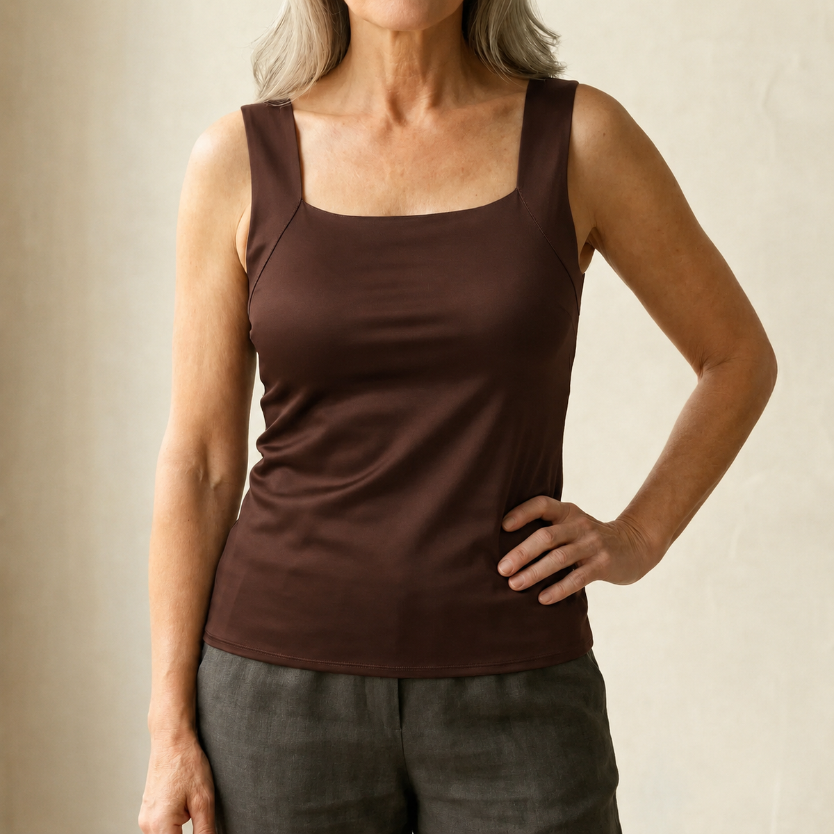 Roxy | Built-In Bra Comfort Tank Top