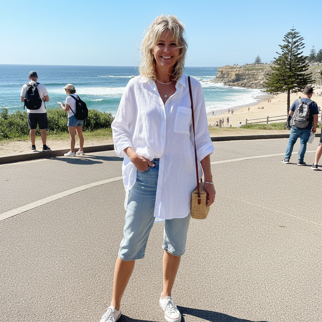 Wena™ Oversized Linen Shirt