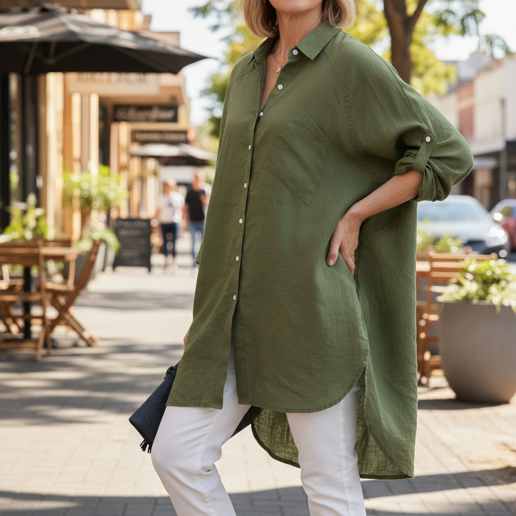 Wena™ Oversized Linen Shirt