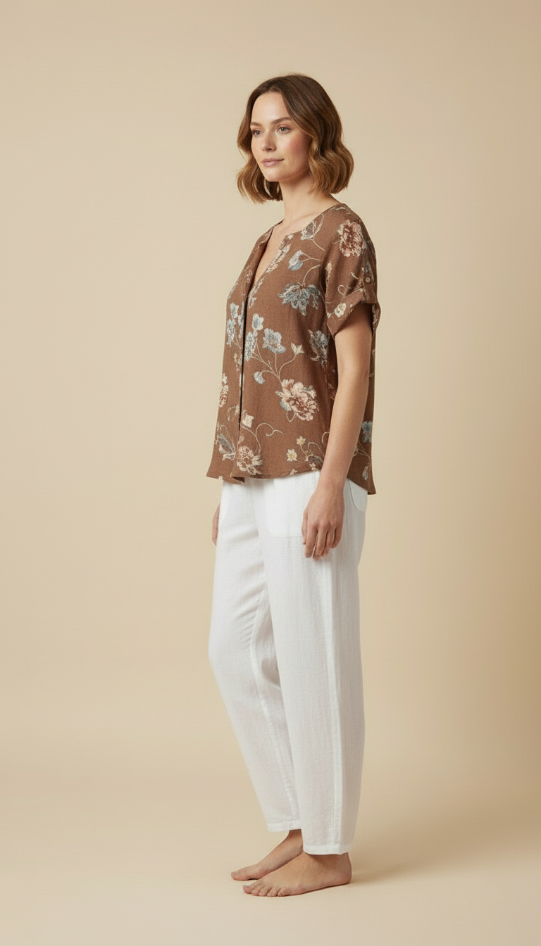 Ellie™ - Vintage Relaxed Blouse