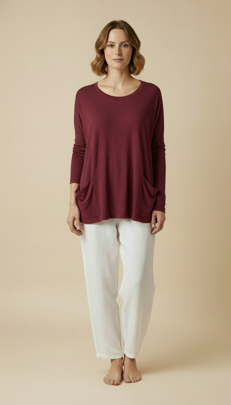 Sierra™ - Relaxed Fit Long Sleeve Top
