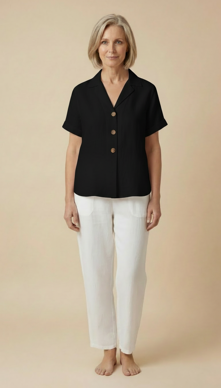 Lois™ - Elegant Plain Blouse