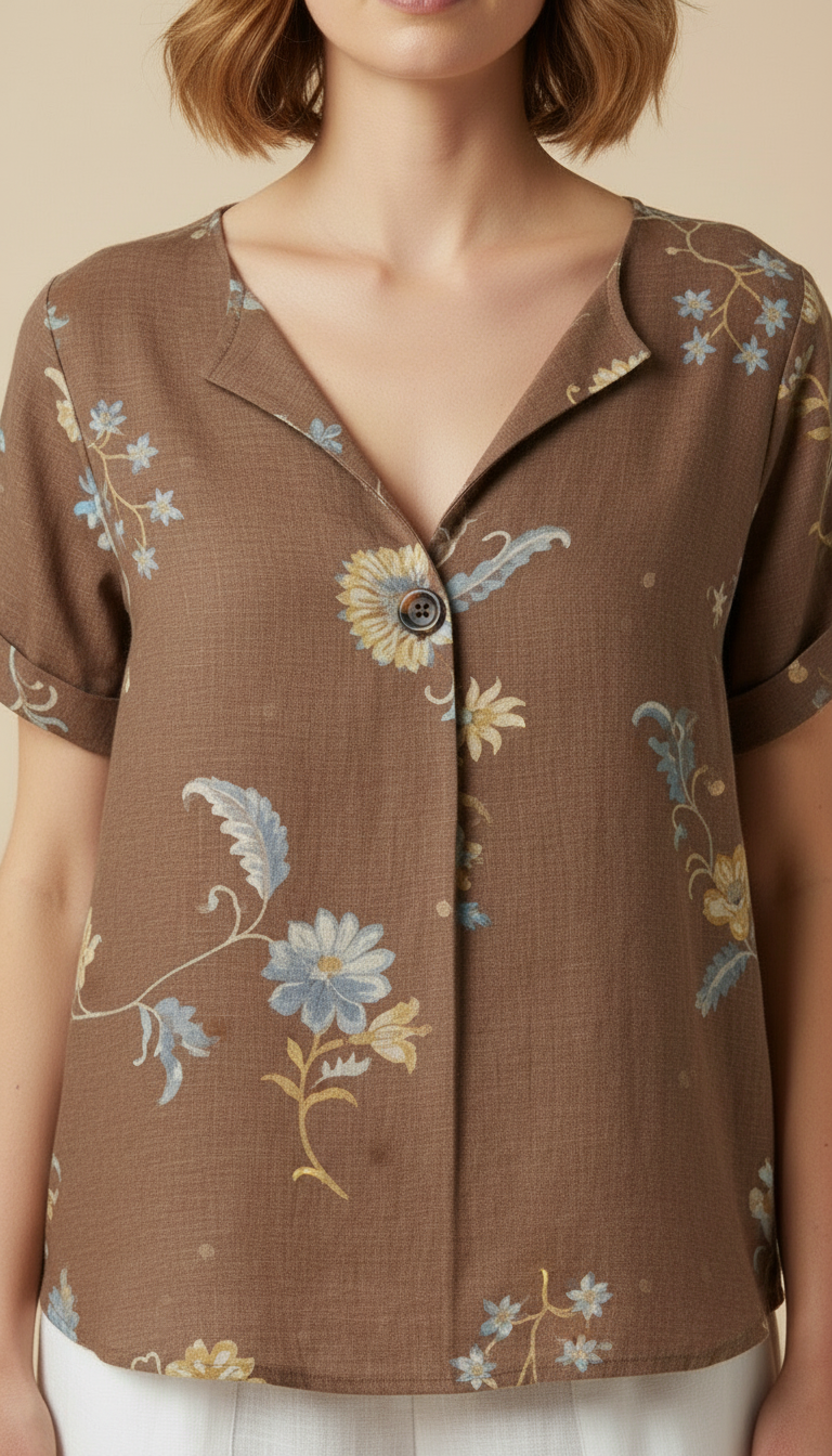 Ellie™ - Vintage Relaxed Blouse