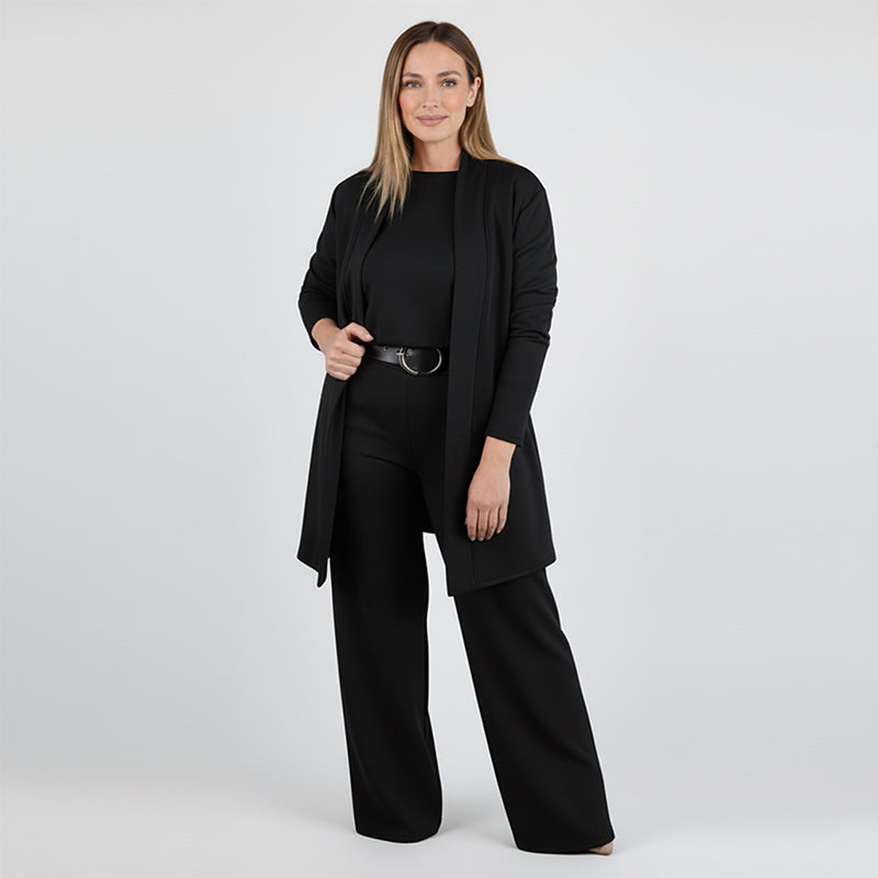 Veerle | Driedelige set met lang vest