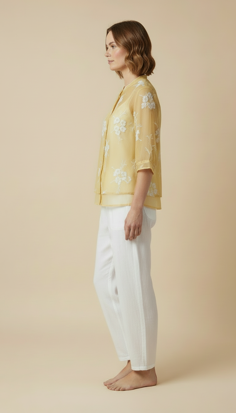 Lily™ - Floral Button-up Blouse