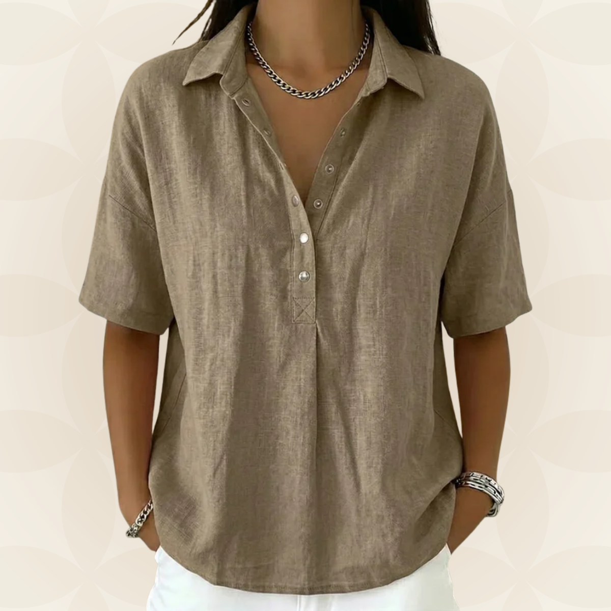 Sonja | Luchtige blouse met knoopsluiting