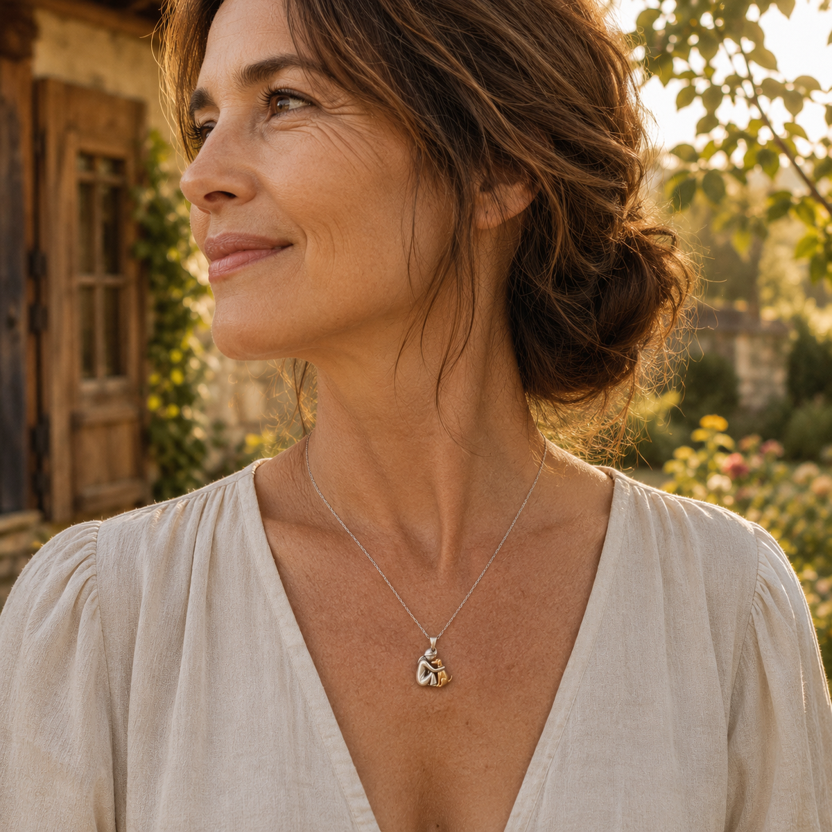 Eternal Embrace | Pet Memorial Necklace
