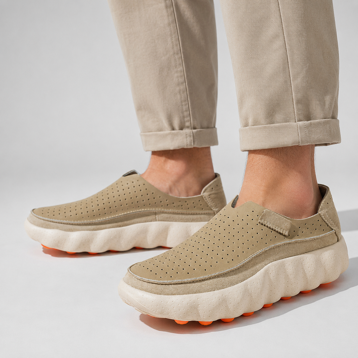 Fennaro | Perforated Pod Loafers