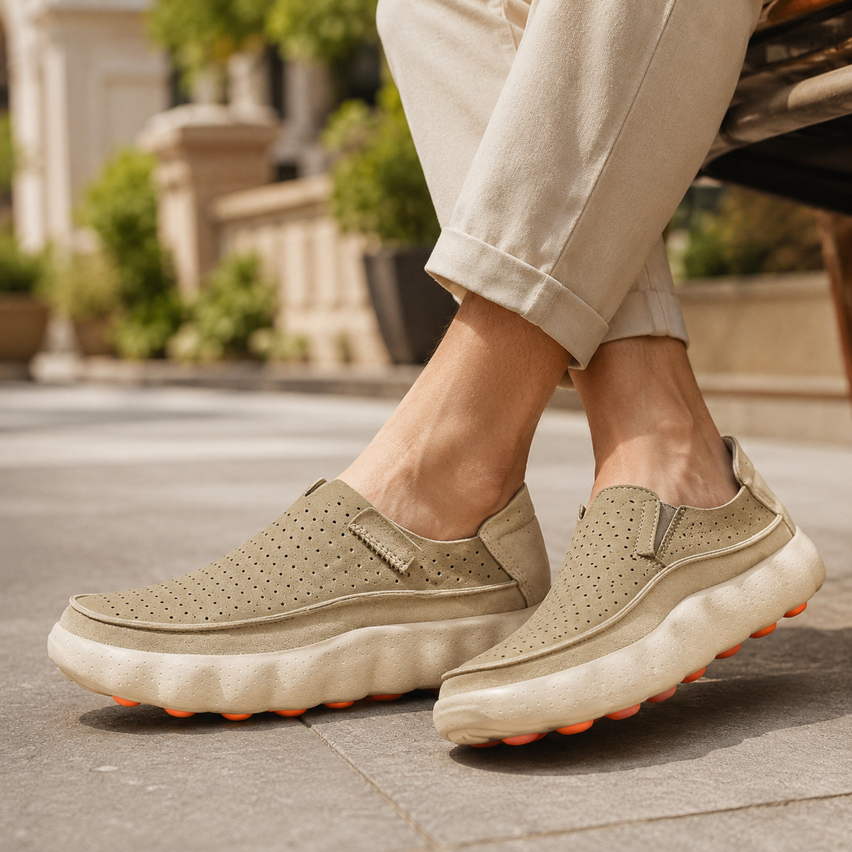 Fennaro | Perforated Pod Loafers