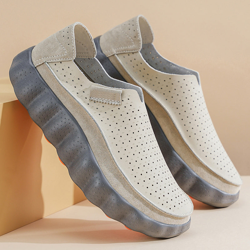 Fennaro | Perforated Pod Loafers