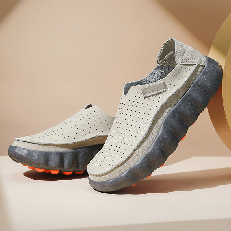 Fennaro | Perforated Pod Loafers