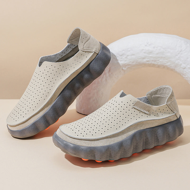 Fennaro | Perforated Pod Loafers