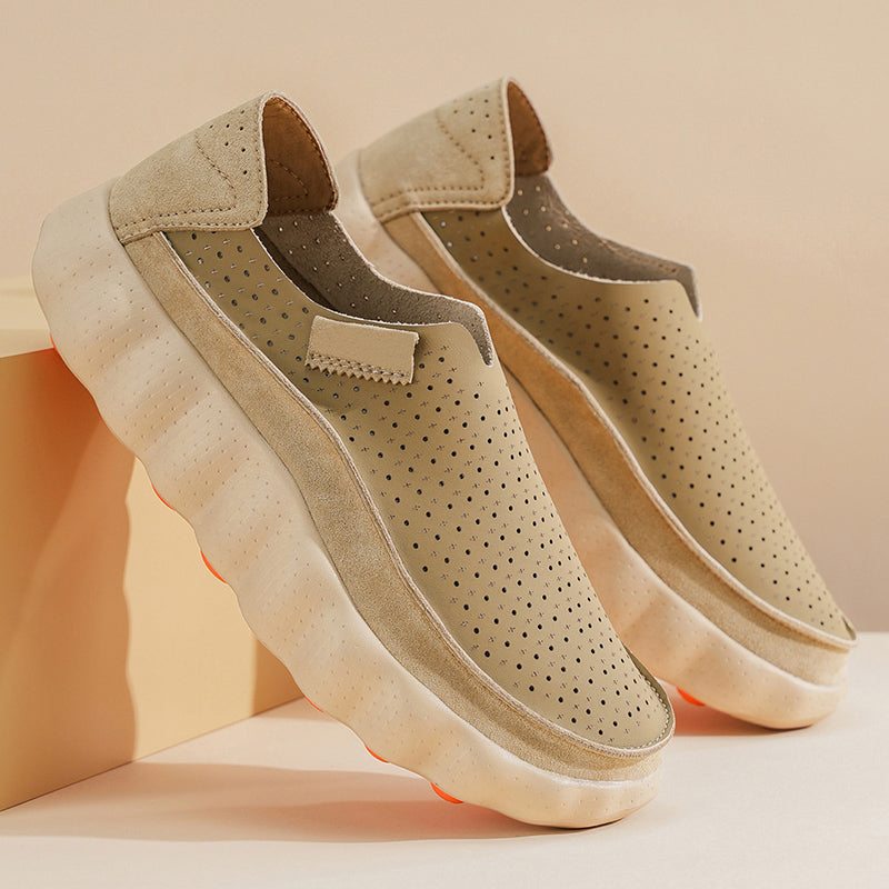 Fennaro | Perforated Pod Loafers