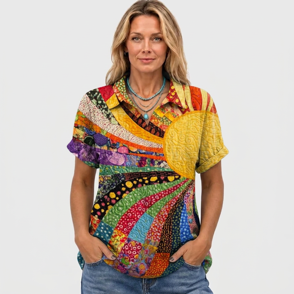 Willa | Printed Collared Shirt