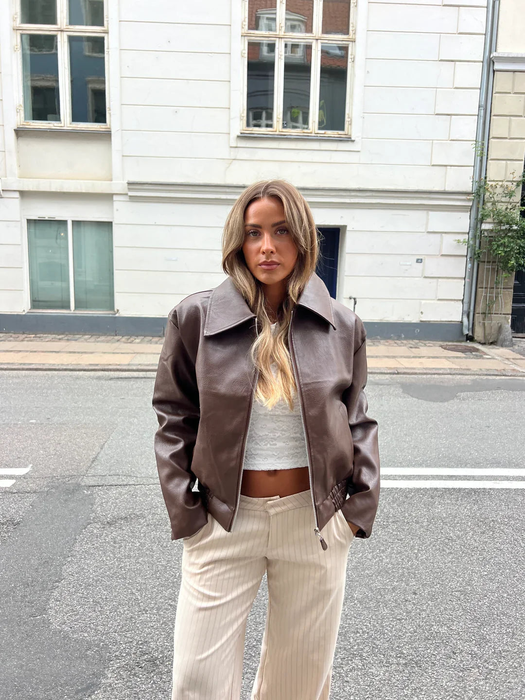 Mila™ | Leren Jas