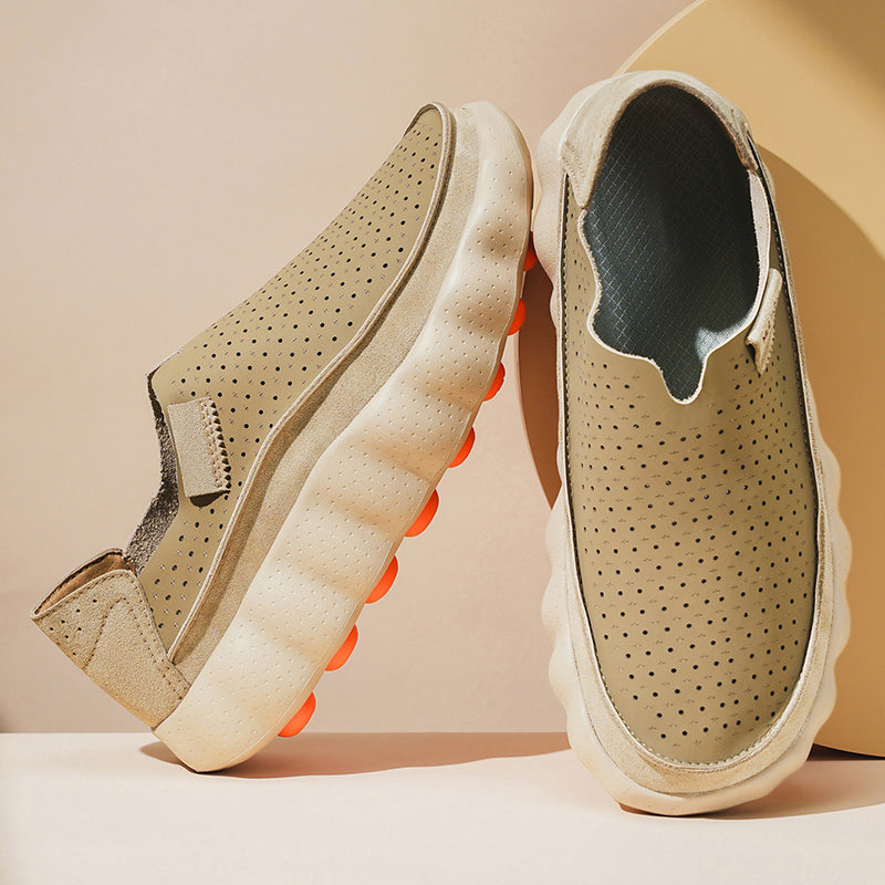 Fennaro | Perforated Pod Loafers