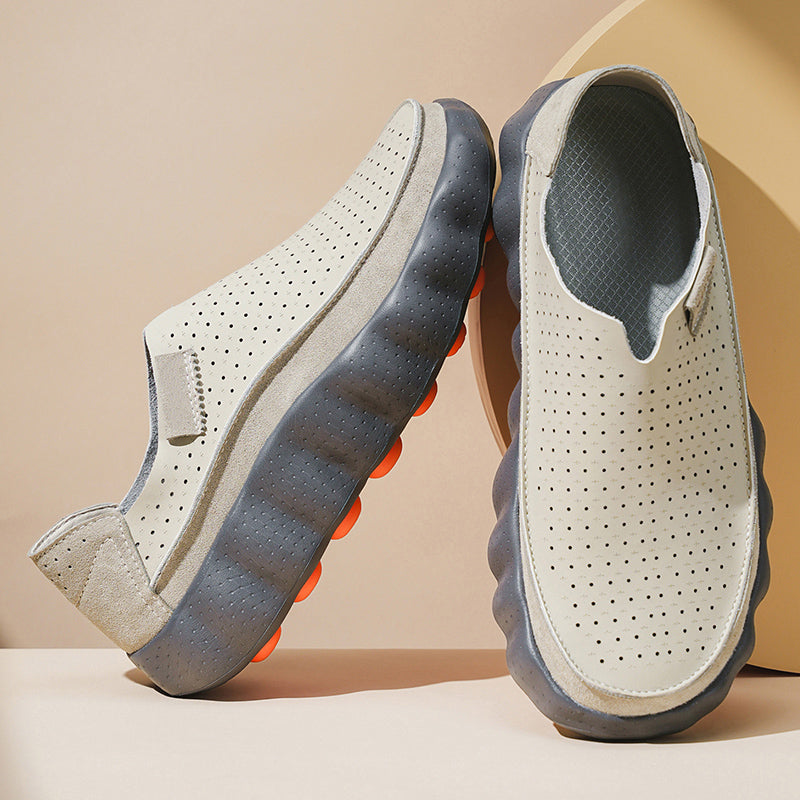 Fennaro | Perforated Pod Loafers