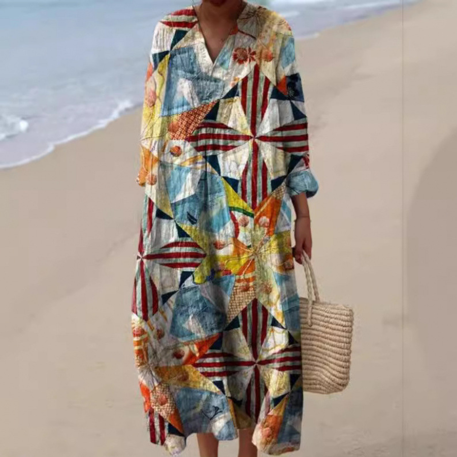 Skye™ | Abstract Breeze Summer Dress