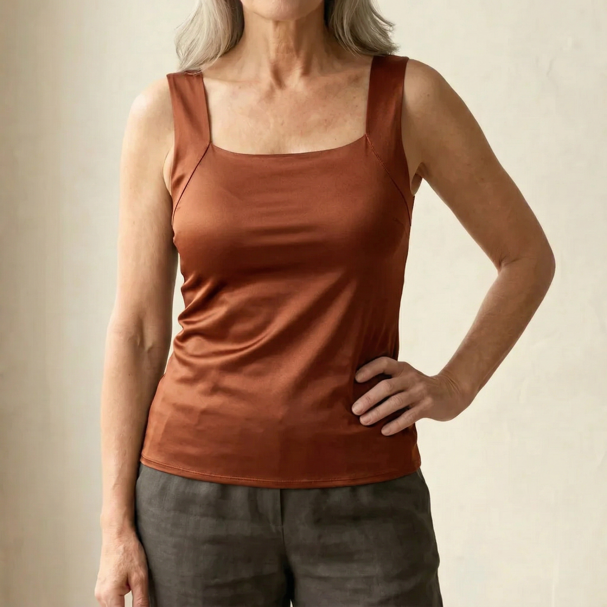 Roxy | Built-In Bra Comfort Tank Top