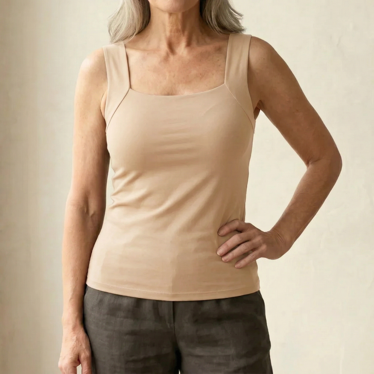 Roxy | Built-In Bra Comfort Tank Top