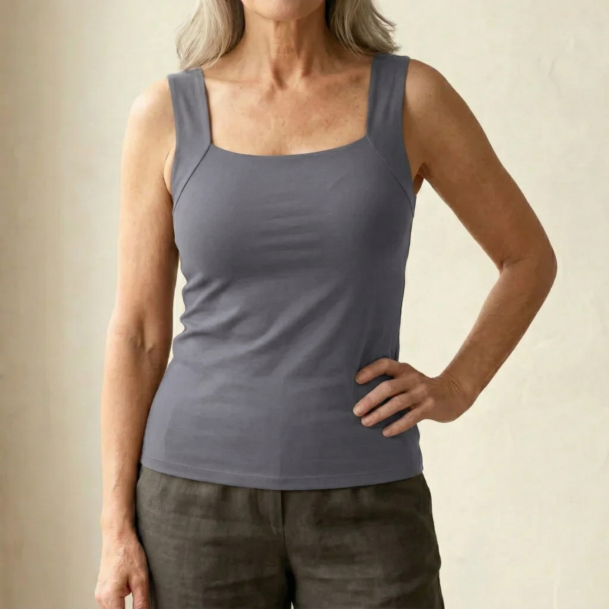 Roxy | Built-In Bra Comfort Tank Top