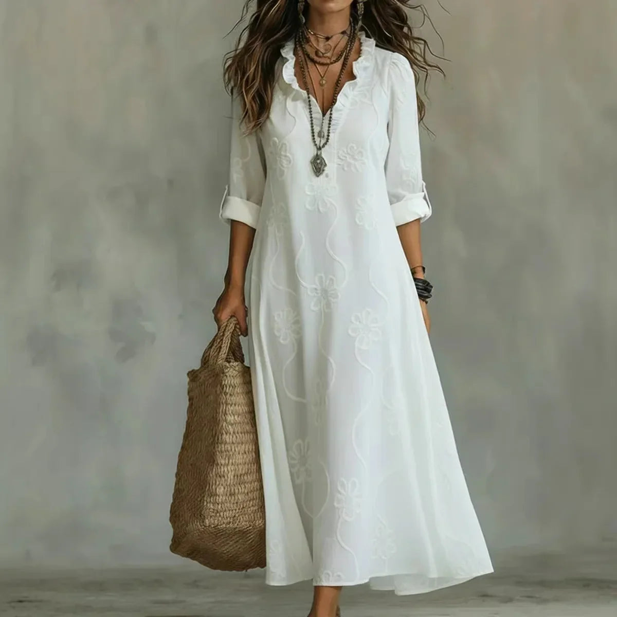 Sienna™ | Tummy-Skimming Floral Summer Dress