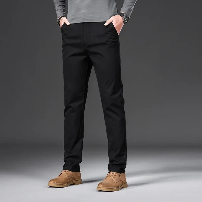 Gijs | Katoenen chino met comfortabele taille