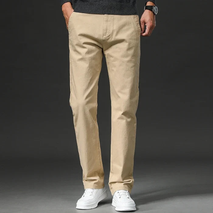 Jasper | Stretch chino met rechte pijp