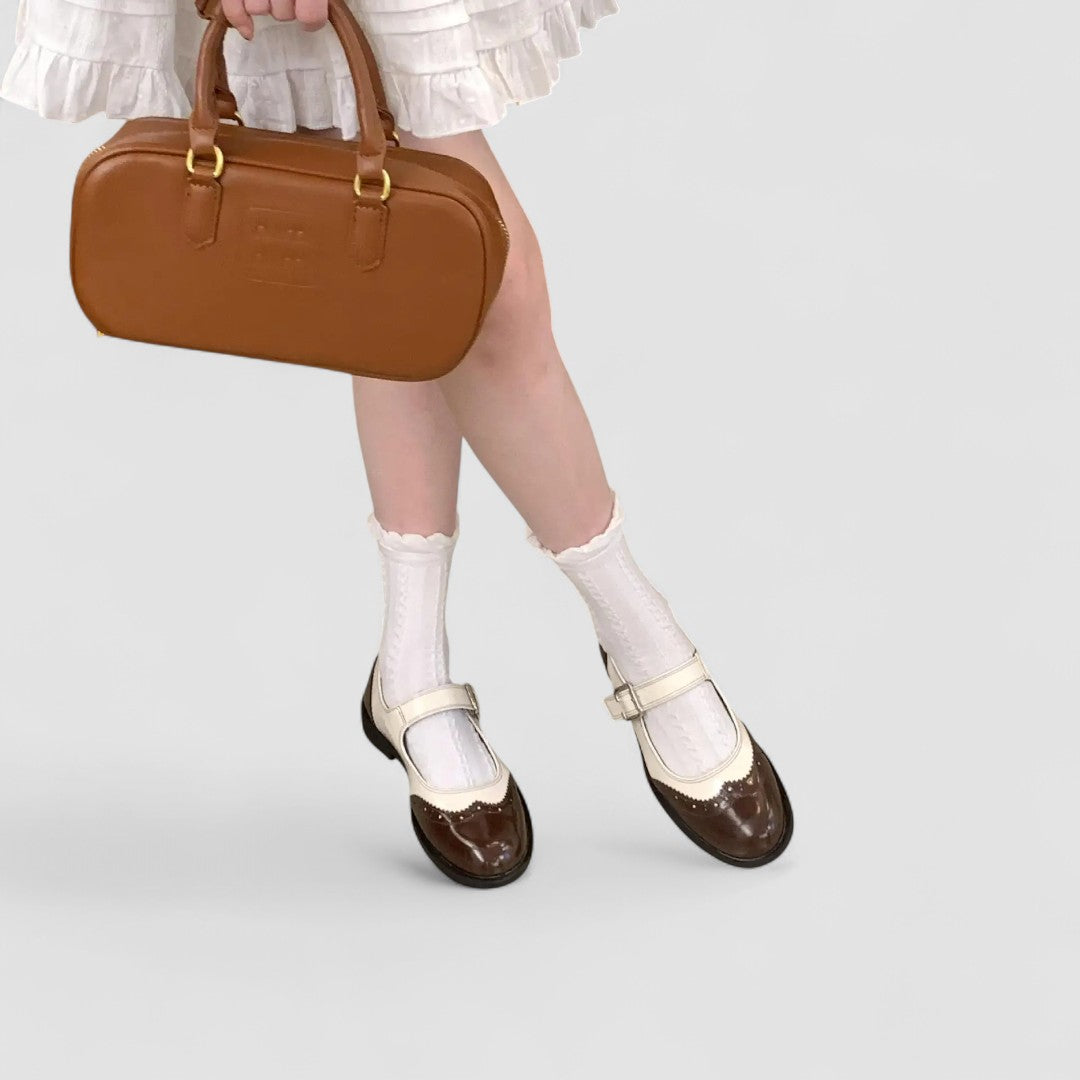 Annie | Mary Jane pumps met blokhak