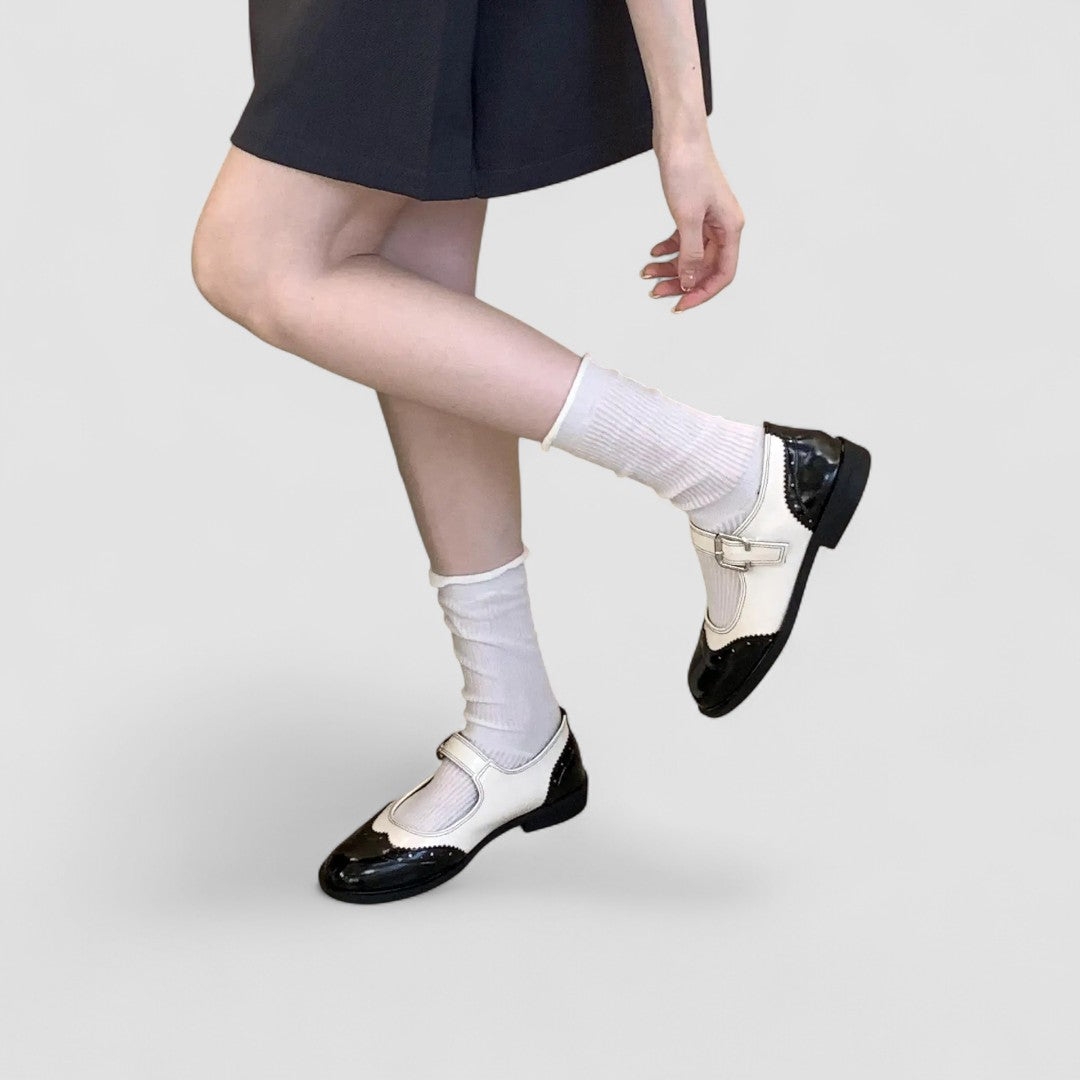 Annie | Mary Jane pumps met blokhak