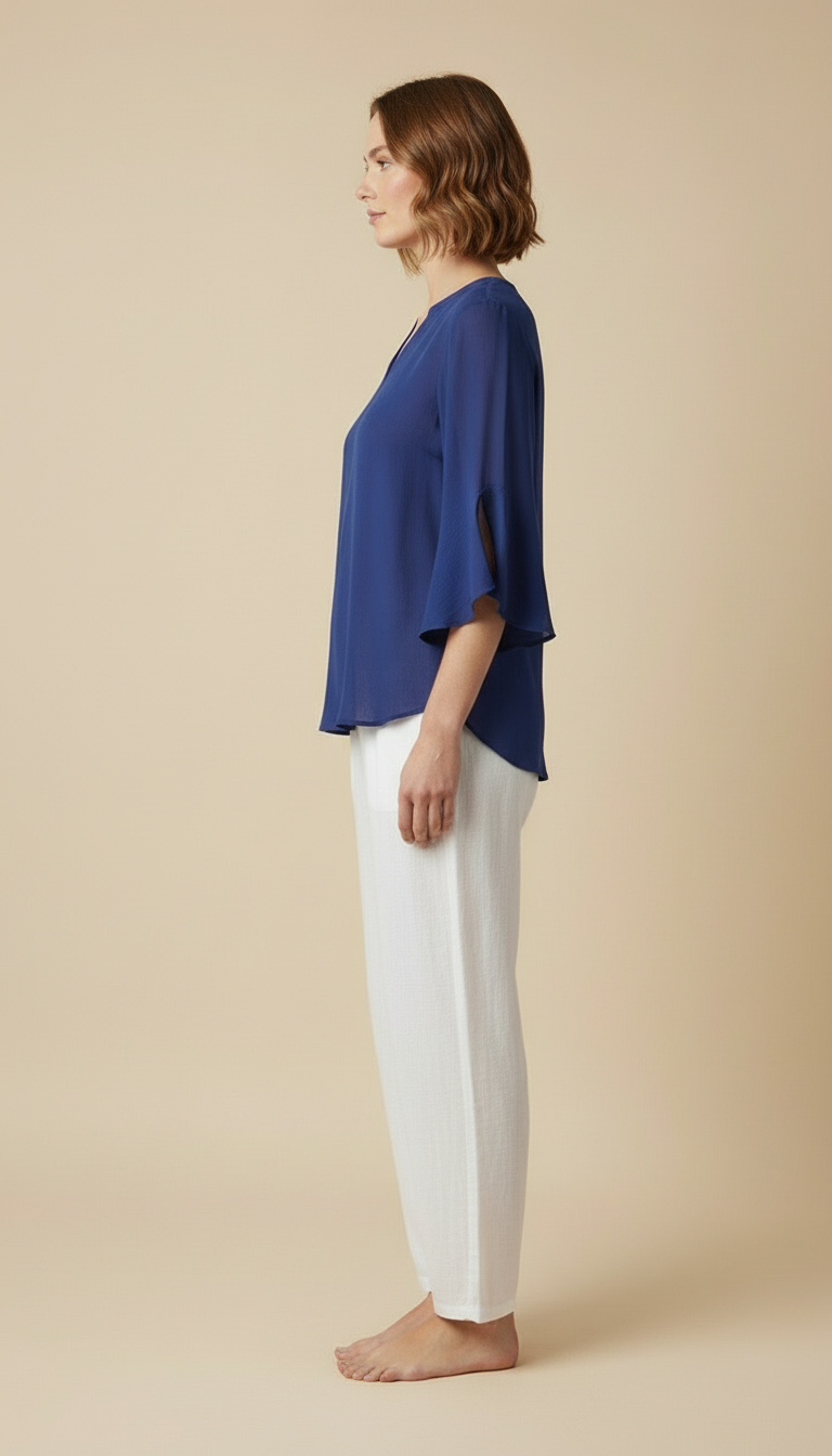 Celeste™ - Chic Layered Blouse