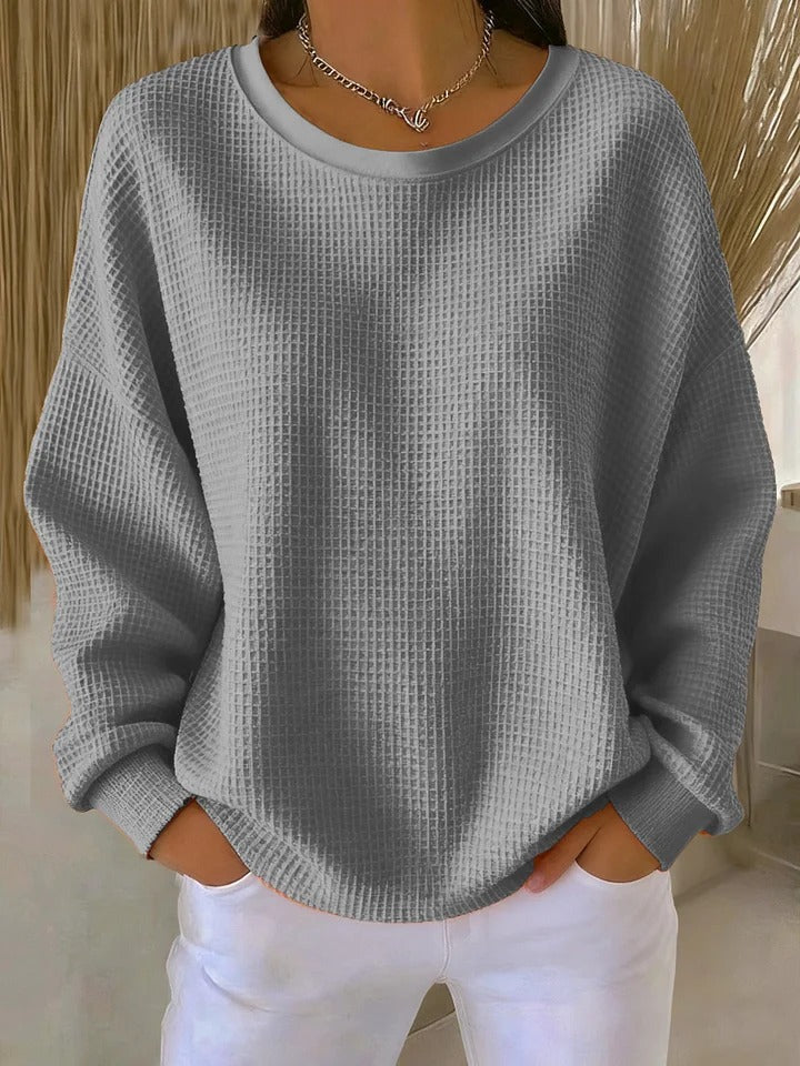 Sari™ | Casual Textuur Gebreide Trui
