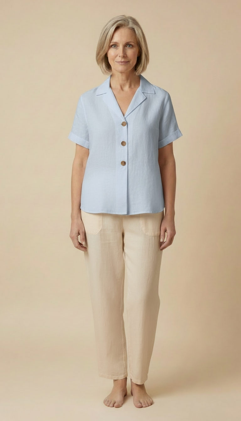Lois™ - Elegant Plain Blouse