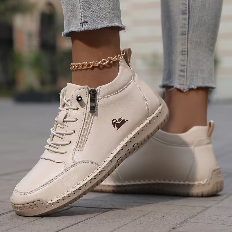 Nova – Comfortable Orthopaedic Trainers with Zip Closure