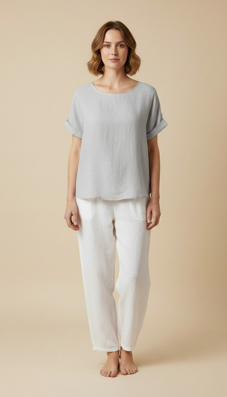 Casia™ - Minimalist Relaxed Blouse
