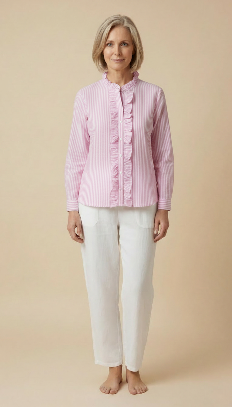 Aurora™ - Ruffle Long Sleeve Shirt
