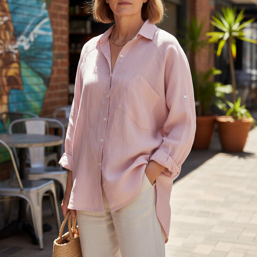 Wena™ Oversized Linen Shirt