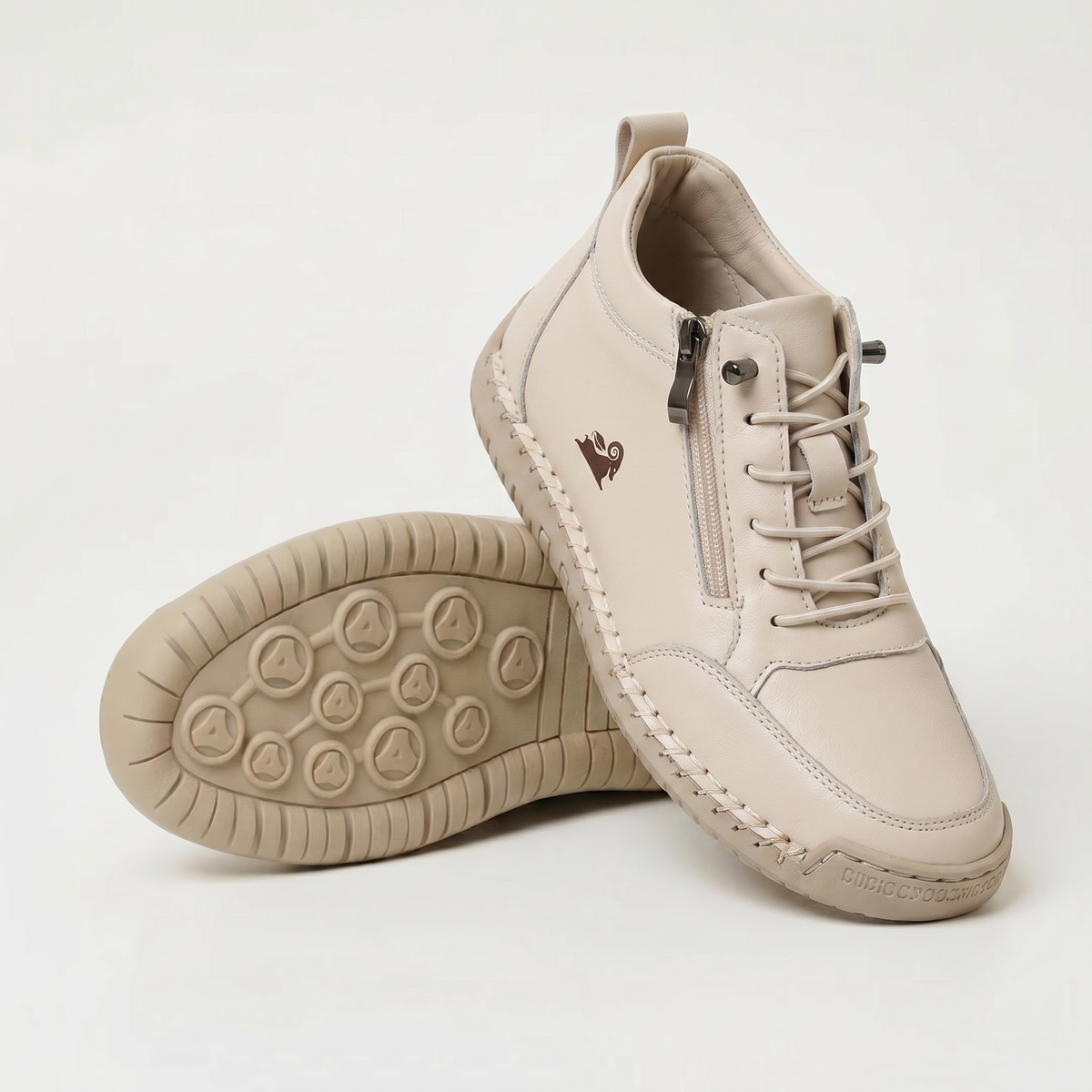 Nova – Comfortable Orthopaedic Trainers with Zip Closure